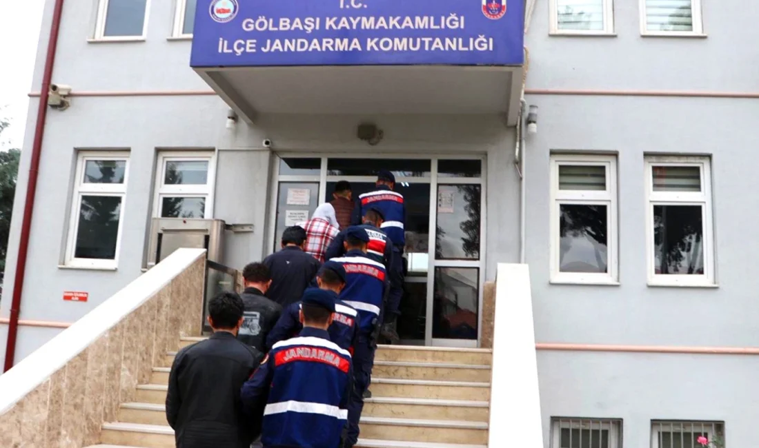  Adıyaman İl Jandarma Komutanlığı ekipleri, Gölbaşı Cumhuriyet Başsavcılığı koordinesinde