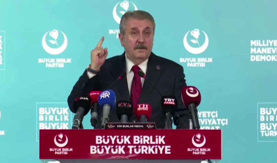  Büyük Birlik Partisi Genel Başkanı Mustafa Destici, “Meclis çatısı
