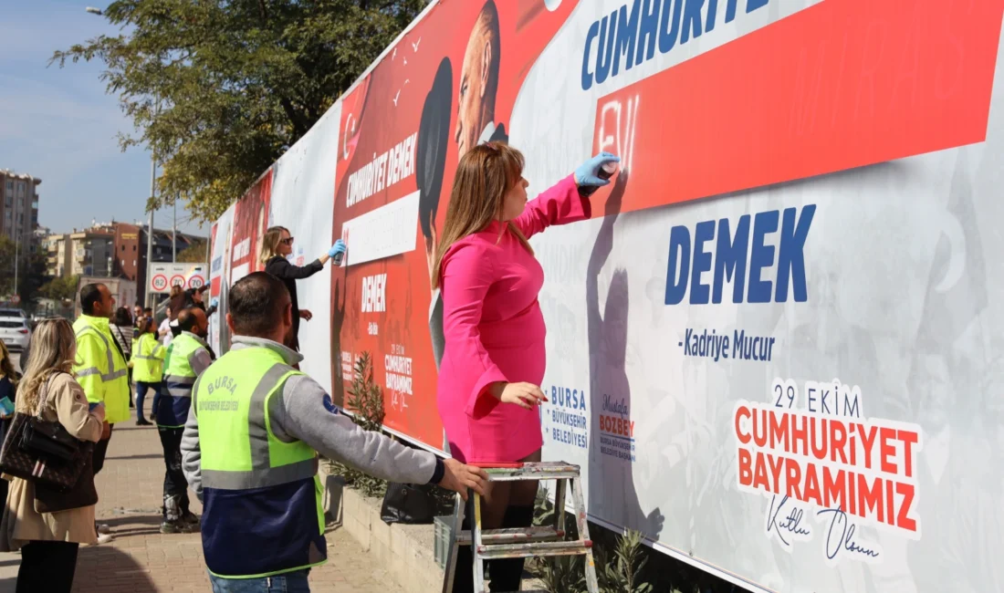  Bursa Büyükşehir Belediyesi’nin Cumhuriyet’in 102. yılına özel olarak başlattığı