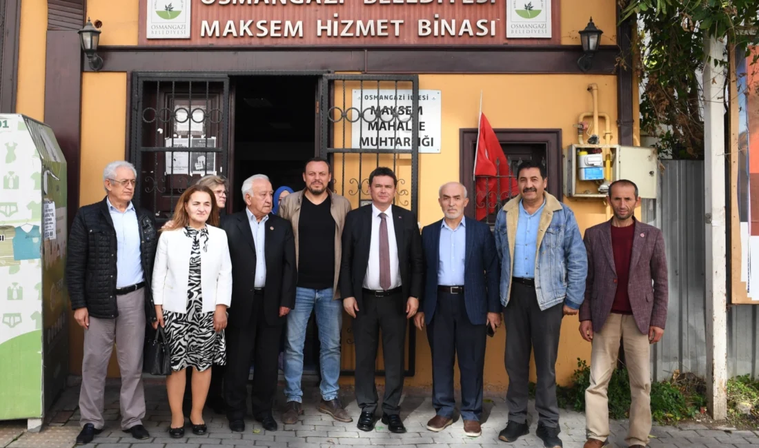 Bursa Osmangazi’de Başkan Aydın Maksem’i dinledi  Bursa'da Osmangazi ilçesinde her Cuma günü bir mahalleyi ziyaret