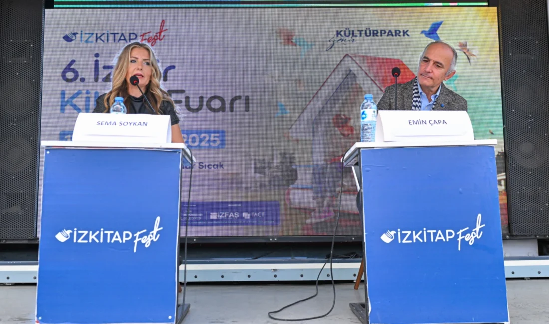 Emin Çapa ve Sema Soykan İZKİTAP’ta okuyucularla buluştu  İzmir Büyükşehir Belediyesi'nin ev sahipliğinde, İZKİTAP – 6. İzmir