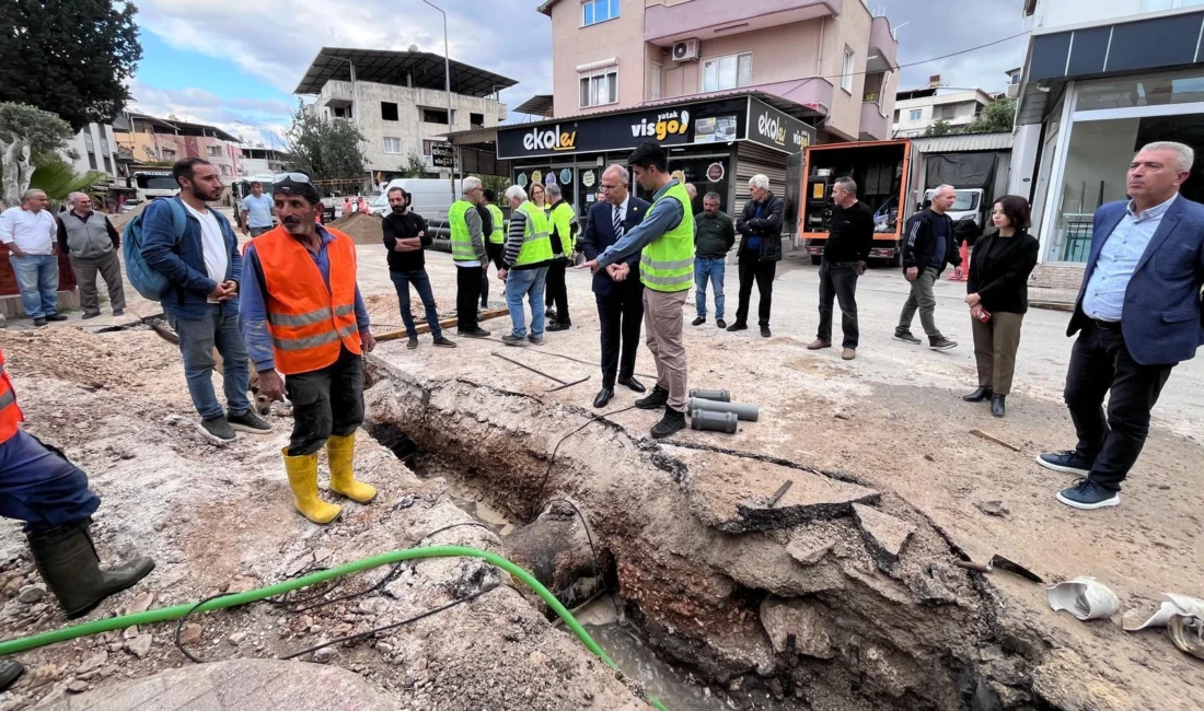  İzmir Büyükşehir Belediyesi İZSU Genel Müdürlüğü’nün Gaziemir’in Sarnıç Mahallesi’nde