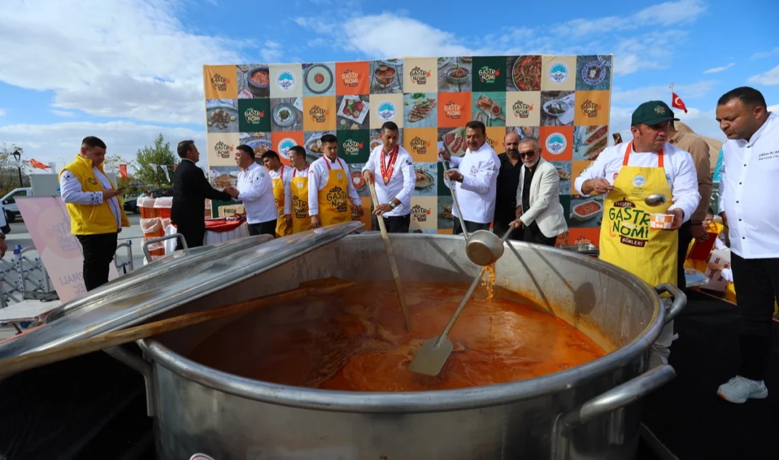 Kayseri’de gastronomi şöleni başladı  Kayseri Büyükşehir Belediyesi tarafından 24-25-26 Ekim 2025 tarihleri arasında