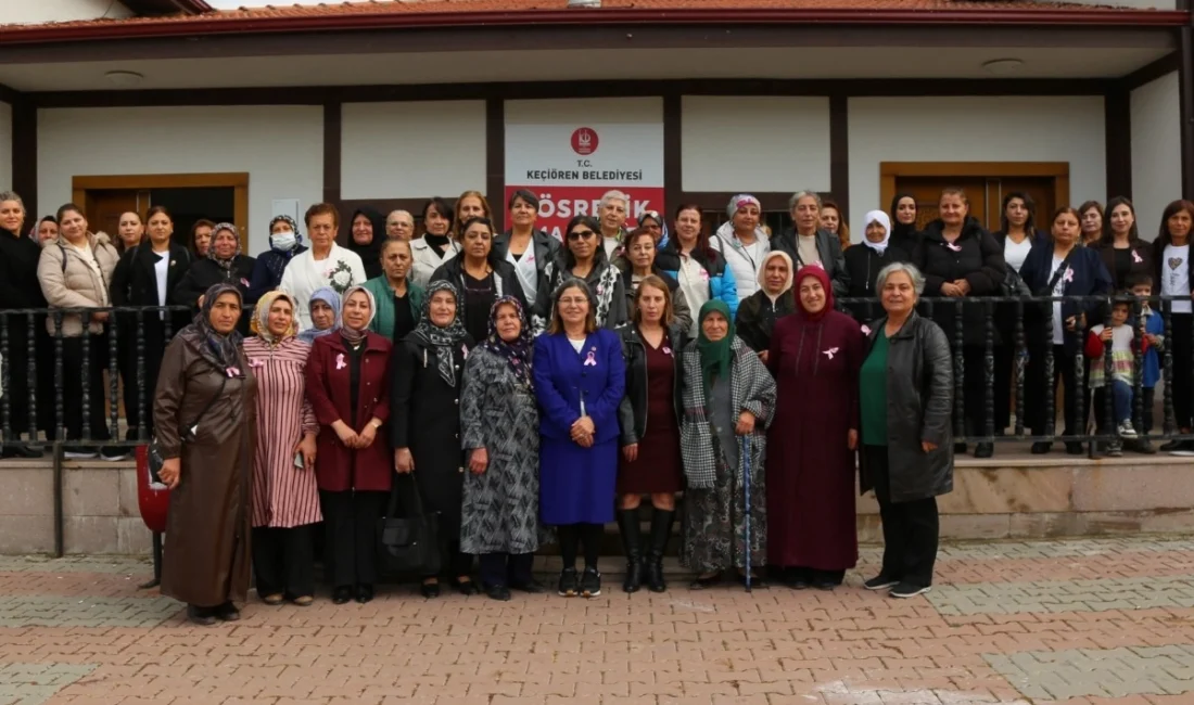 Keçiören Belediyesi’nden meme kanseri farkındalık eğitimi  Keçiören Belediyesi, toplumsal farkındalık ve fırsat eşitliğini artırmak amacıyla