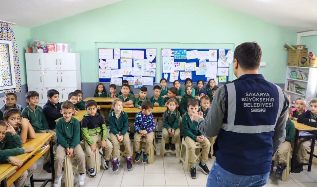  SASKİ, sürdürdüğü sosyal sorumluluk projesi ile minik öğrencilerin hayatında