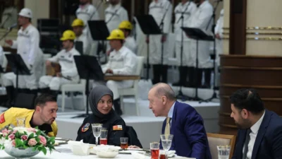  Cumhurbaşkanı Recep Tayyip Erdoğan, Emek Sofrası Buluşması’nda, İsrail’in Gazze