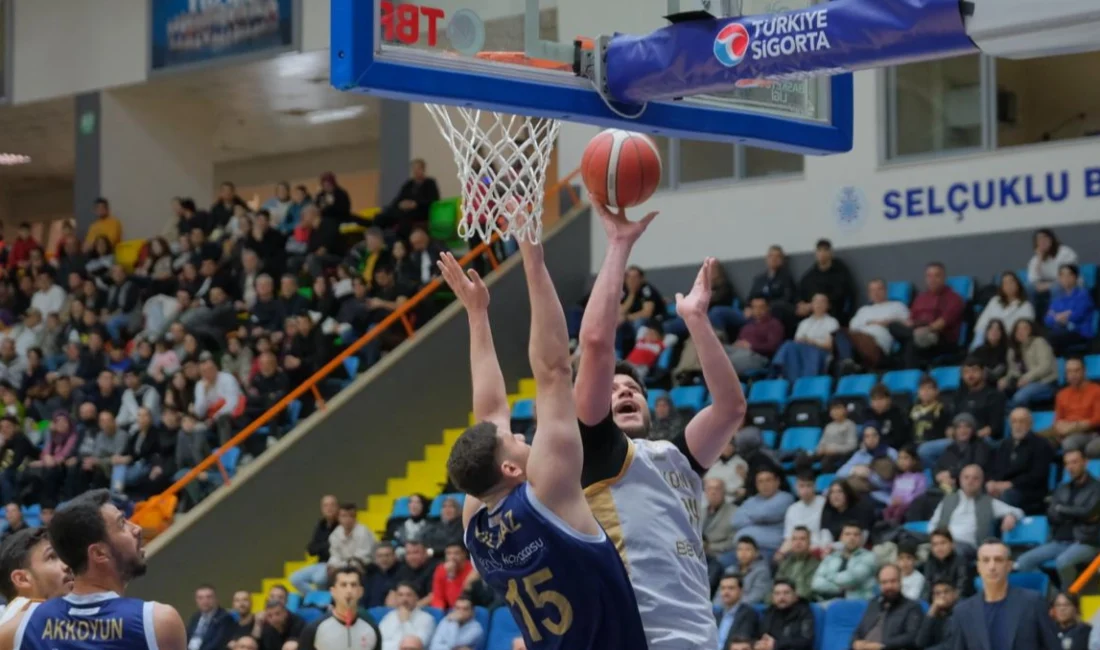  Konya Büyükşehir Belediyespor, Türkiye Sigorta Basketbol Ligi’nde 25. hafta