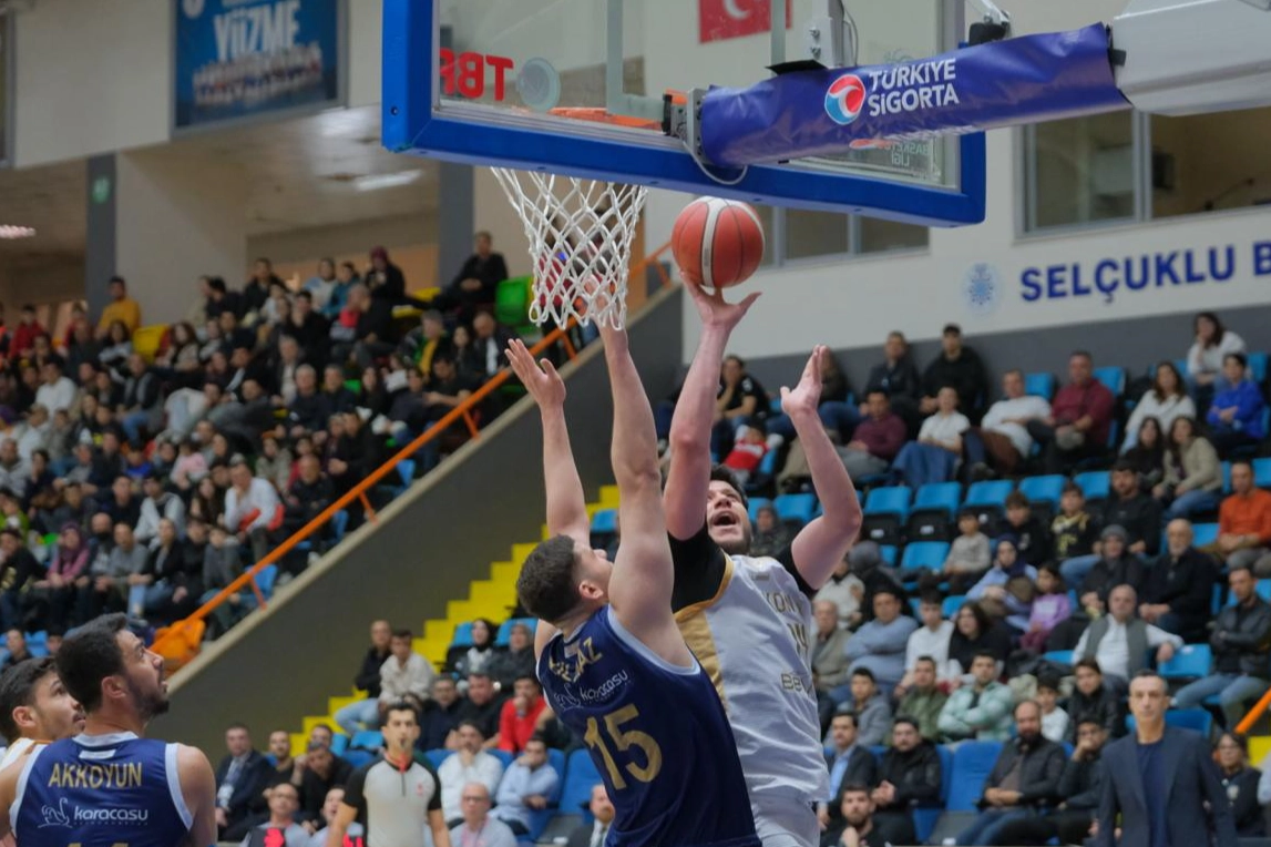  Konya Büyükşehir Belediyespor, Türkiye Sigorta Basketbol Ligi’nde 25. hafta