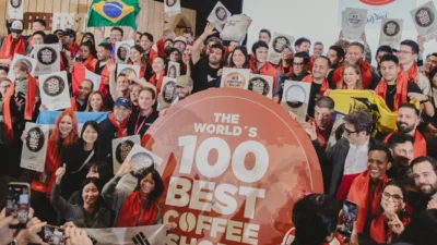  Bu yılki edisyonda, bölgeden altı kahve dükkanı ilk 100