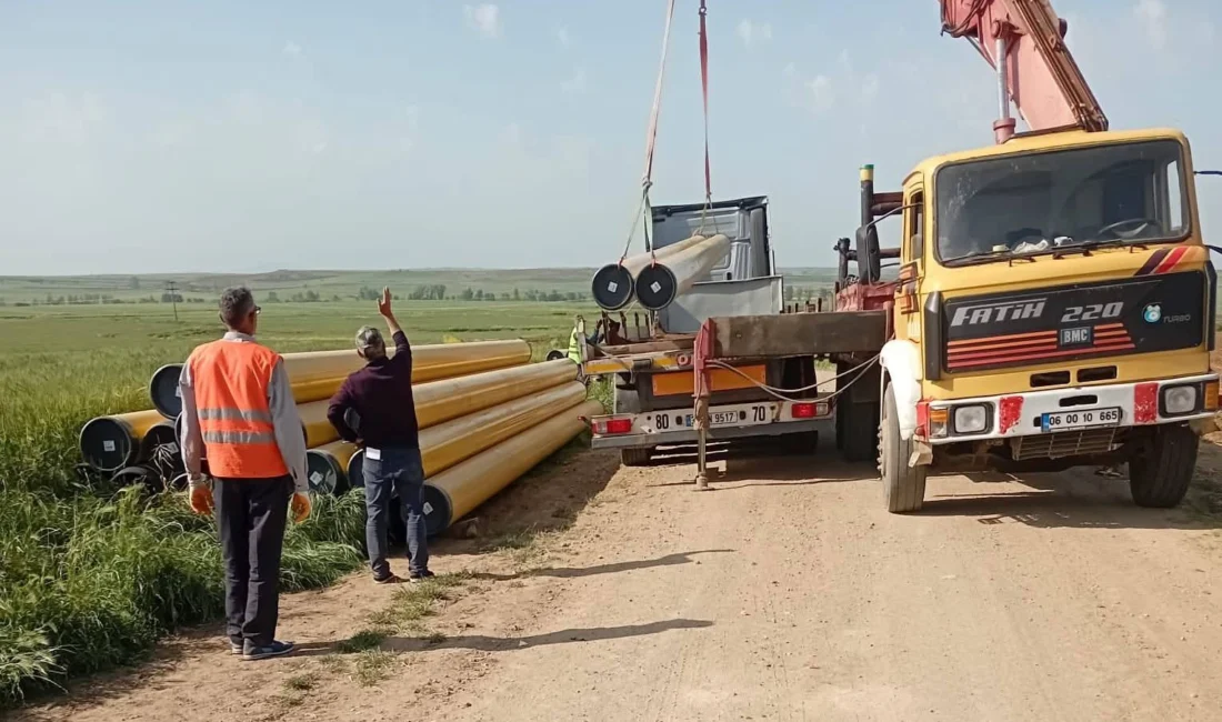  İpsala’nın en büyük köylerinden biri olan İbriktepe’de modern ısınma