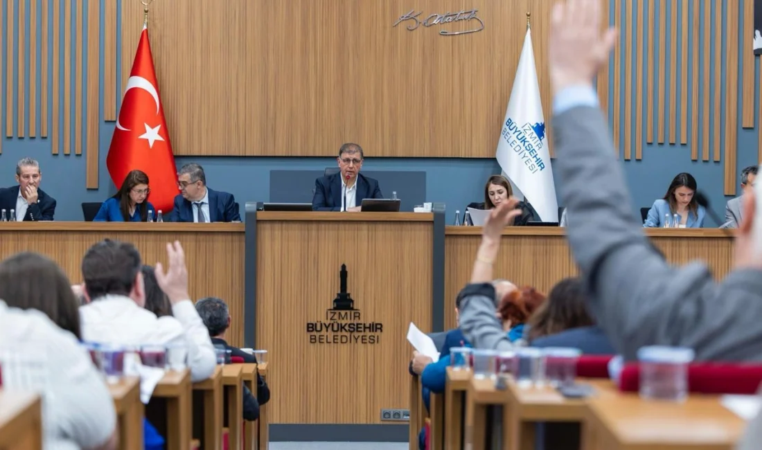  İzmir Büyükşehir Belediyesi Meclisi’nin olağanüstü toplantısında Karşıyaka Zübeyde Hanım