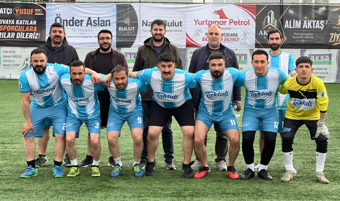  Ağrı'da devam eden AKSA Doğalgaz 15. Kurumlar Arası Futbol
