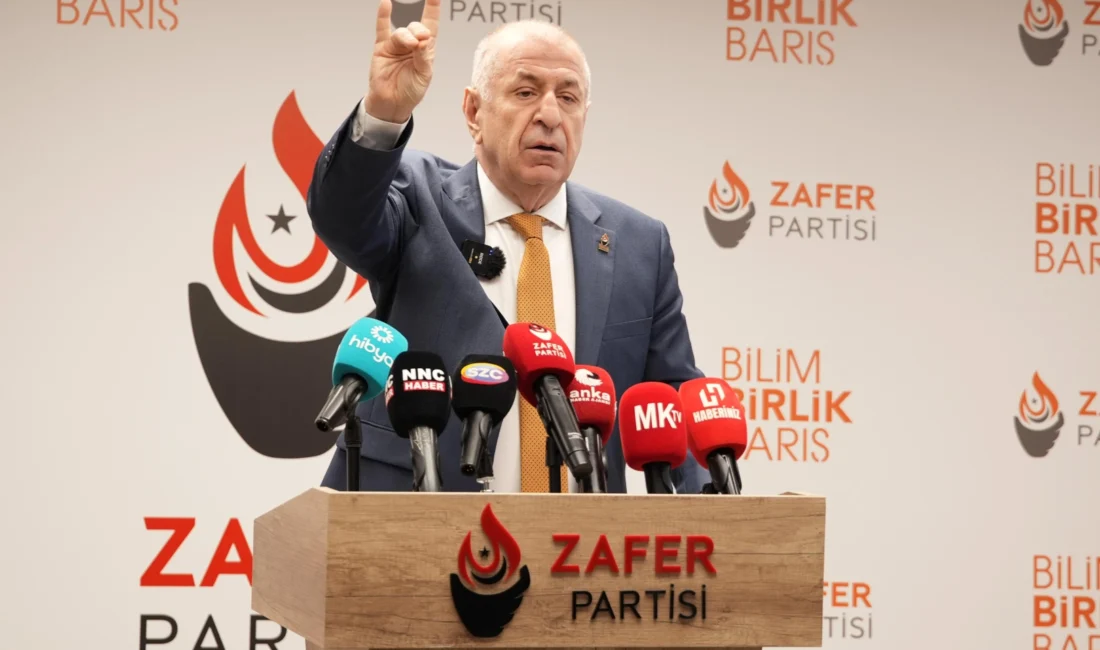  Zafer Partisi Genel Başkanı Ümit Özdağ, düzenlediği toplantıda ekonomik
